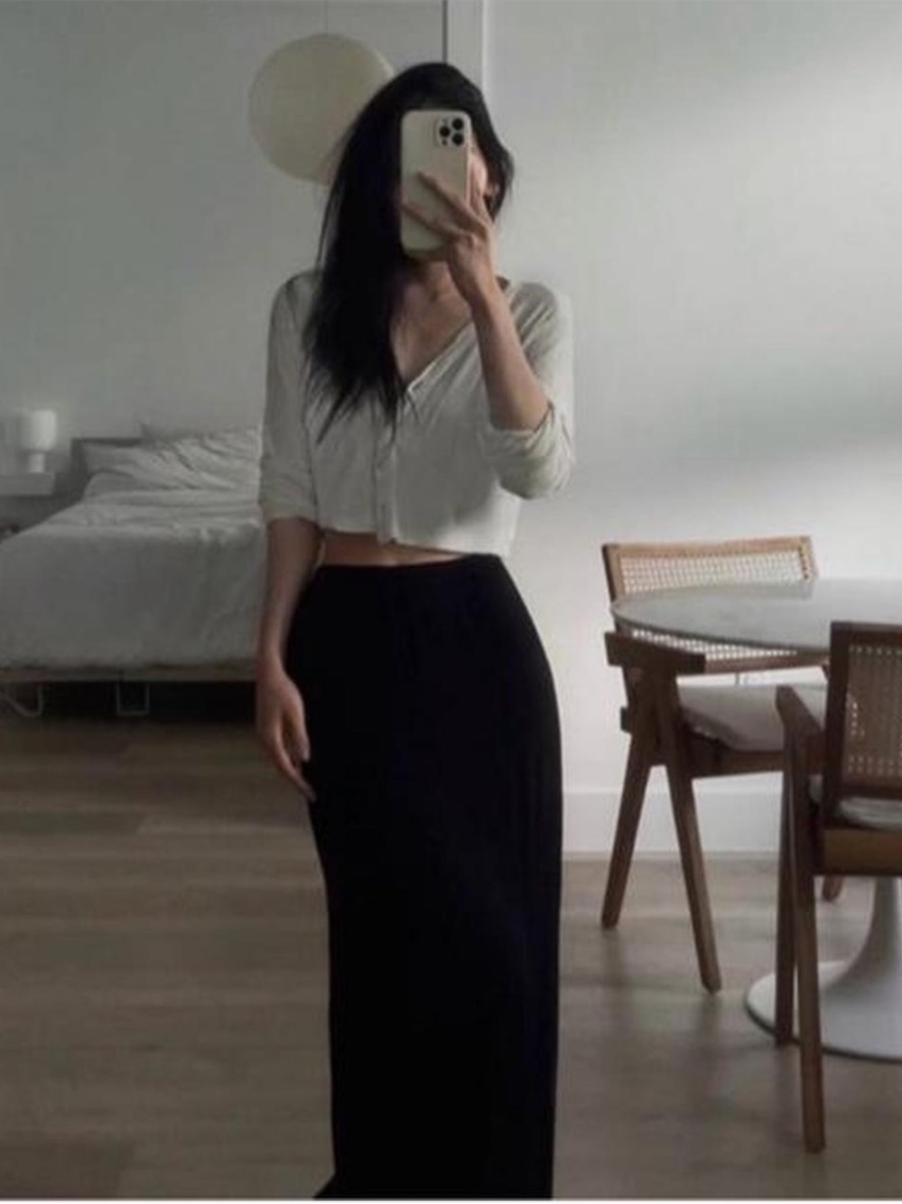 Ozma Harper? Black culpro maxi skirt XL